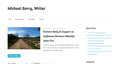 Desktop Screenshot of michaelbarrywriter.com